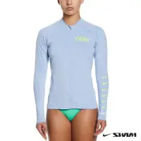 在飛比找momo購物網優惠-【NIKE 耐吉】SWIM 上衣 女 長袖上衣 長袖防曬衣 