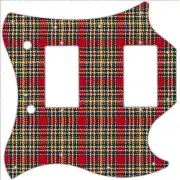 SG Standard Pickguard Custom Gibson Graphic Graphical Guitar Pick Guard Tartan 3