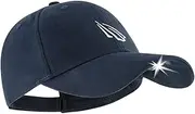 Panther Vision LED Hat Light - POWERCAP 3.0 USB Rechargeable Baseball Cap with Light Built in - LED Cap Visor Light with Ultra Bright Headlight and IPX4 Rating for Running and Camping - One Size