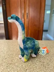 Wild Republic Plush Dinosaur Brachiosaur Mini 11 inch New w/ Tags Brachiosaurus