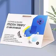4-Pack Pantry Moth Traps with Pheromones: Efficient, Safe, Non-Toxic Sticky Glue Traps for Indoor Food Cupboards and Kitchens