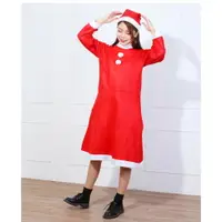 在飛比找樂天市場購物網優惠-瑪姬聖誕老人服裝聖誕老公公成人小孩服裝聖誕帽聖誕無紡布衣服