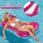 Inflatable Floating Row Swimming Pool Hammock Bed Summer Float Lounger Chair