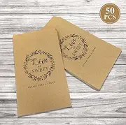 Wedding Paper Bags Brown -"Please Take a Treat"
