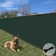 Green 5ft Privacy Fence Screen Windscreen Cover with Grommets for Backyard Patio