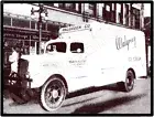 White Trucks New Metal Sign: IH Walgreen Drug Stores Delivery Truck