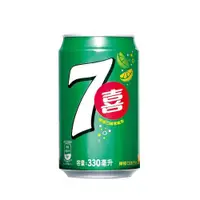 在飛比找ETMall東森購物網優惠-【味丹】七喜汽水330ml(24入)