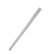 3 Pair Korean Stainless Steel Titanium Plating Gold Rose Gold Flat Chop Sticks Sushi Hashi Chopstick Tableware