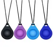 Autism Toy Push Button Fidget Sensory Chew Necklace ADHD ADD