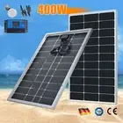 12V 400W Fixed Bifacial Solar Panel Kit Mono Caravan Camping Charging Controller