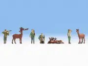 OO Scale Hunters (4) & Deer (3) Noch 15731