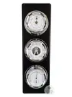 51cm Black Weather Station With Barometer Thermometer Hygrometer & Tide Clock By