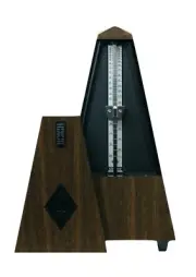 NEW Wittner 845131 plastic pyramid pendulum mechanical metronome walnut finish