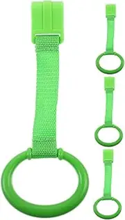 Pull up Ring Set Pcs Boy Girl Walker Crib Pull Rings Playpen Handles Boy Girl Crib Accessory