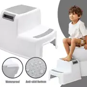 2 Step Stool Kitchen Pantry Bathroom Portable Toilet Training Kids Steps Ladder