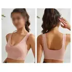 Plus Size Women's For Yoga Sports Bra Wireless and CrossBack for Active Use