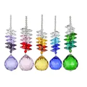 Rainbow Chakra Suncatcher Crystal Ball Prisms Hanging Window Pendant Home Decor
