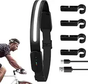 Head Lamps for Camping - Motion Sensor Head Lamps Rechargeable - Wireless Head Flashlight, Waterproof LED Headlamp for Swimming, Hiking, Camping