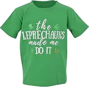[Unique Baby] Boys Leprechauns Made Me St Patricks Day T Shirt