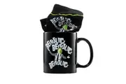 Beetlejuice Mug and Sock Set (Black/White) (6 UK-11 UK)