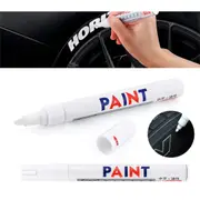 2pcs White Pen Marker Marking Motorcycle Waterproof Tread White Car Paint