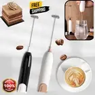 Mini Frother Handheld Foam Whisk Double Maker Electric Coffee Whisk Rechargeable