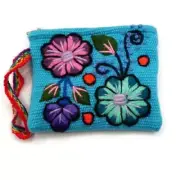 Handmade Artisan Purse Woven in Multicolored Wool from Cusco Unique Andean Desig