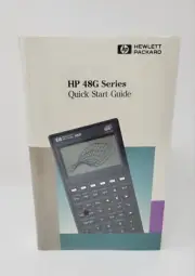 Hewlett Packard HP 48G Series Graphing Calculator User & Quick Start Guides New