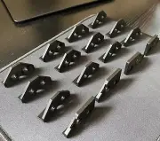 Fan Brackets for 8 GPU Veddha Mining Rig, Complete Set For 120/140mm Fans, Black