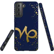 For Samsung Galaxy S21 FE Case Armour Cover, Capricorn Sign
