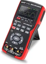 YUEKU 2in1 Digital Oscilloscope Multimeter 48MSa/s Sampling Rate 10Mhz Bandwidth 9999 Counts True RMS 2.8inch IPS Color Display Multimetro with Voltage Current Resistance Capacitance Diode Frequency