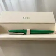 ROLEX Watch Official Novelty Ballpoint Pen with box VIP gift green gift Ink blue