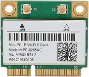 PCIE Interface Adapter, Mini PCIE 1200M Adapter, 8265AC 2.4GHz 5GHz Band 802.11ac 4.2 Network Card for Windows 10 8.1 8 7