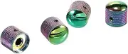 Tadill 4Pcs Electric Guitar Bass Knobs Dome Knobs Durability Volume Tone Control Accessories
