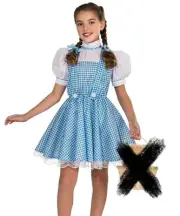 Rubie's The Wizard of Oz Girls' Dorothy Dress Costume Sz Child Small 4-6 NEW