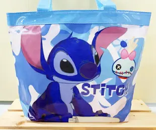 【震撼精品百貨】Stitch 星際寶貝史迪奇 史蒂奇防水手提包/透明防水包-藍側身史蒂奇#67000 震撼日式精品百貨