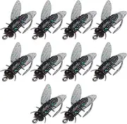 Fly Fishing Gear, Trout Fishing Lure, Fish Attractant Fishing Gear, Fly Fishing Assortment Kit Soft Bait Fly Hook for Beginner Enthusiast