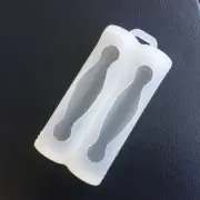 Double Battery Silicone Sleeve Cover Case For 18650 Battery Protective Bag Pouch