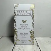 Crabtree & Evelyn MIDNIGHT BERRY & POMEGRANATE Hand Therapy 3.5 oz Cream