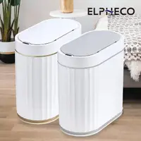 在飛比找momo購物網優惠-【ELPHECO】防水感應垃圾桶7公升 ELPH5712