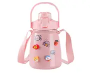 C09 0.85L Large-capacity Travel Water Bottle Summer Outdoor Portable Sports Fitness Space Cup Cartoon Water Cup for Drinking