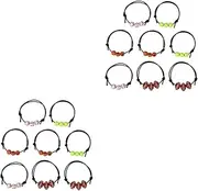 FOYTOKI 16 Pcs Bracelet Aesthetic Stuff Soccer Teenage Girl Boys Basketball Bangles for for Men Teen Girl Boy Wristband String Lovers Football