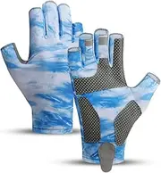 SUJAYU Fishing Gloves Men & Women, Sailing Gloves Kayak Gloves Paddling Gloves Rowing Gloves, UV Gloves Sun Gloves Sun Protection Gloves Fly Fishing Accessories