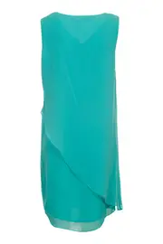 Solid Overlay Tunic Dress--PING-325582