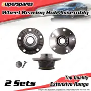 2x Rear Wheel Bearing Hub Ass for Skoda Octavia 1Z 1.8 1.9 2.0L I4 SOHC 05-14