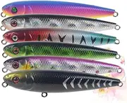 SUPVOX 6 Pcs Simulated Fishing Baits Fake with Hooks for Outdoor Fishing Activities Lightweight and Portable Bionic Bait for Various Fish Types