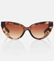[Dolce & Gabbana] Dolce & Gabbana DG cat-eye sunglasses One Size brown