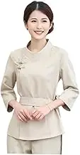 1 Set cosmetology kit cape for women para hombres Salon smock Hairdresser cape Haircut smock Working Clothes Beauty Technician Overalls SPA Salon Suit frosted spa suit Nurse