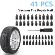 41Pcs Car Vacuum Tire Repair Nails Set with Screwdriver Professional Tire bekPg