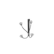 SIMPLIFY OVER THE DOOR HOOK W/ CRYSTAL BALLS ASST COLORS